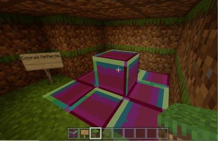 Представление блока цветной руды Нижнего мира