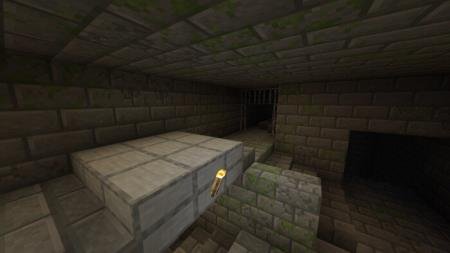 Факел, освещающий вход в крепость