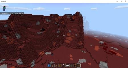 Горный биом выжженных земель