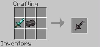 Крафт меча из руды Нижнего мира