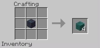 Рецепт крафта зелёных блоков