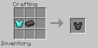 Крафт нагрудника из руды Нижнего мира