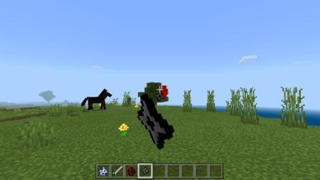 Игрок бросил сюрикен в своего врага