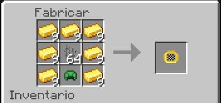 Рецепт крафта шлема ныряльщика из золота