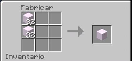 Рецепт превращения 64 блоков в один