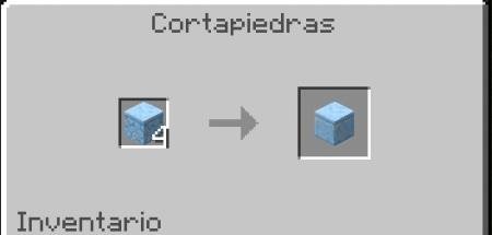 Аналогичный рецепт превращения голубых блоков