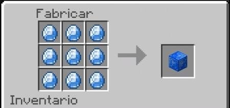 Рецепт крафта синего блока из сапфиров