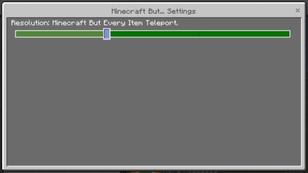 каждый предмет телепортируется