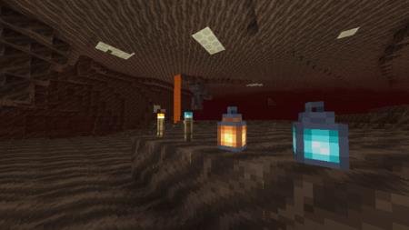 Фонарь и факел душ