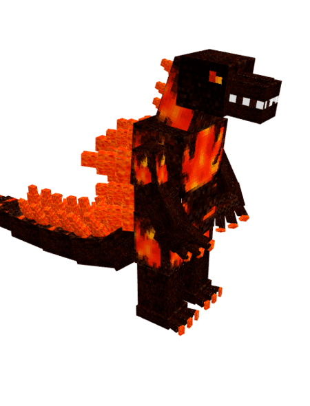 Пылающий Годзилла