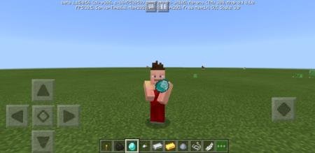 Анимация игрока в алмазах