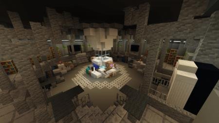 Интересная конструкция внутри Тардиса со странным оформлением