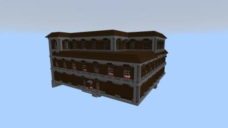 Заброшенный особняк на небе