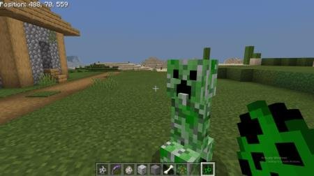 Представление объёмного крипера в Майнкрафт