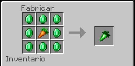 Рецепт крафта изумрудной морковки