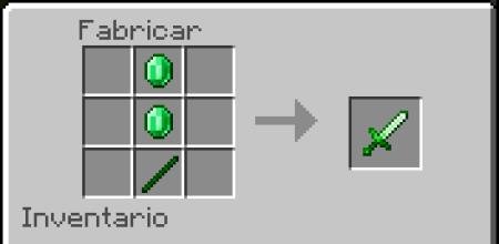 Рецепт крафта изумрудного меча