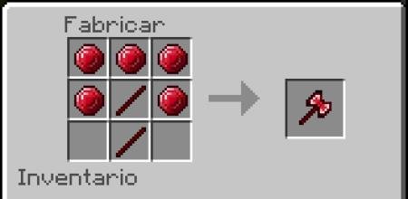 Рецепт крафта рубинового топора