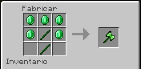 Рецепт крафта изумрудного топора