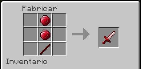 Рецепт крафта рубинового меча