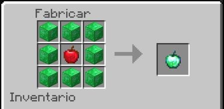 Рецепт крафта зачарованного изумрудного яблока