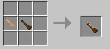 Рецепт крафта мушкета из двух составляющих