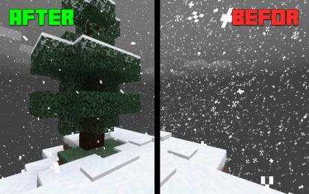 снегопад на равнине