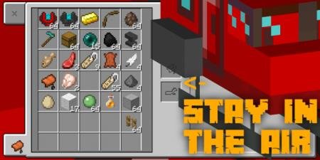 Удаление седла из первого слота миникоптера для того, чтобы оставаться в воздухе