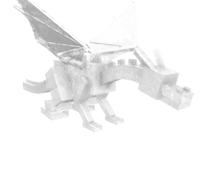 Белый призрачный дракон