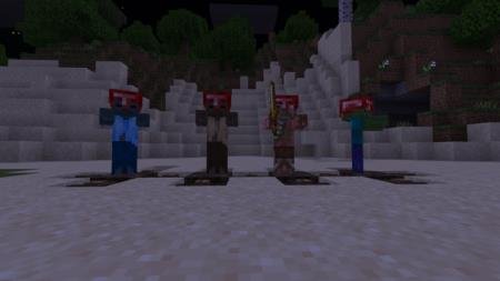 Все виды зомби в рубиновом снаряжении