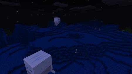 Летающие в синем биоме Нижнего мира гасты