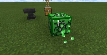 Зелёный пользовательский лакиблок