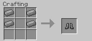 Рецепт крафта стальных сапогов