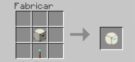 Крафт черепа с голубым огнём