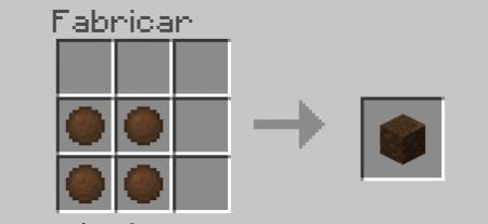 Крафт грязевого блока из грязевых шаров