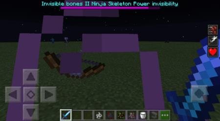 Инфернальный скелет со способностью невидимости скрылся от игрока