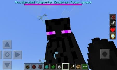 Инфернальный эндермен телепортировавшийся прямо к игроку