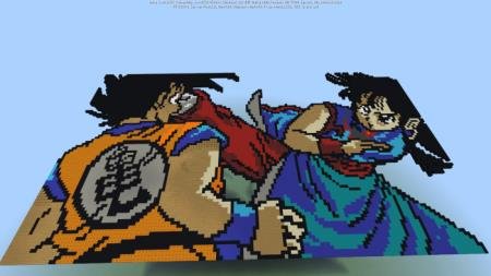 Спаун двух персонажей аниме