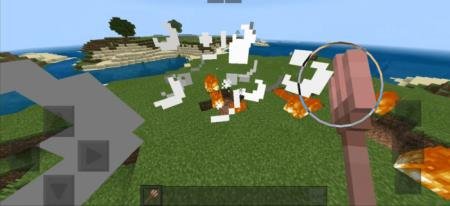 взрыв от трезубца