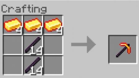 Крафт расплавленной кирки