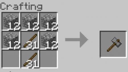 Крафт каменного молота