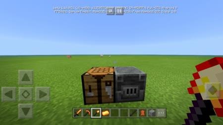 Расплавленная лопата в руках у игрока