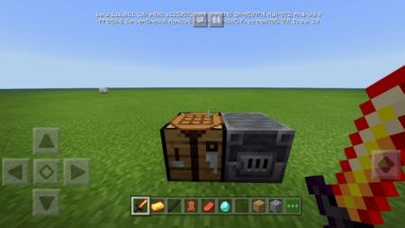 Расплавленный меч в руках у игрока