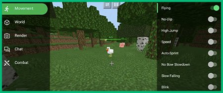 Вкладка Movements в Toolbox