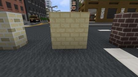 Песчаник с разрезами текстур под кирпич