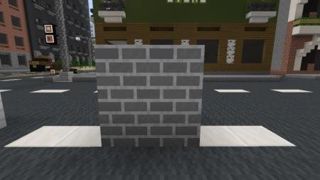 Серые кирпичи, заменившие бедрок