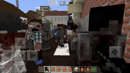 Множество зомби, заполонивших город