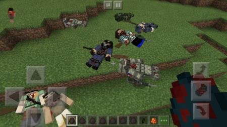 Тела убитых зомби на равнине