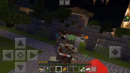 Толпа зомби нападает на игрока