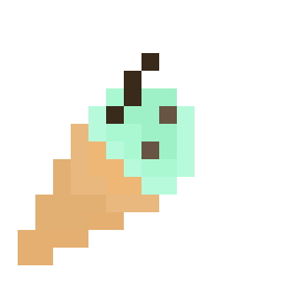 Мороженое с мятой