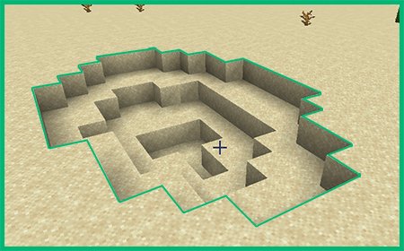 Постройка озера шаг 1